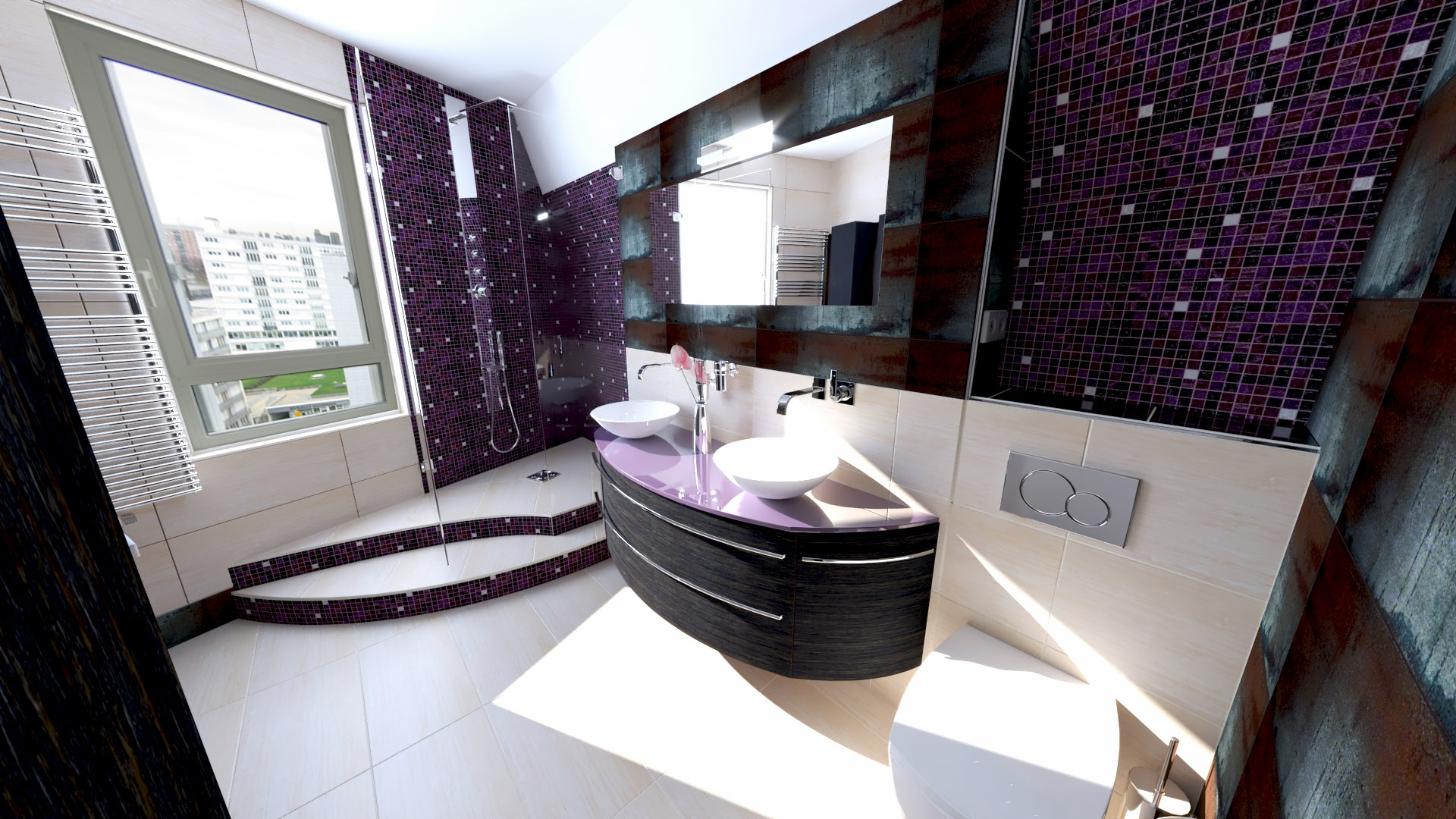 Gagnez de la place en rénovant votre salle de bains avec un architecte d’intérieur à Paris